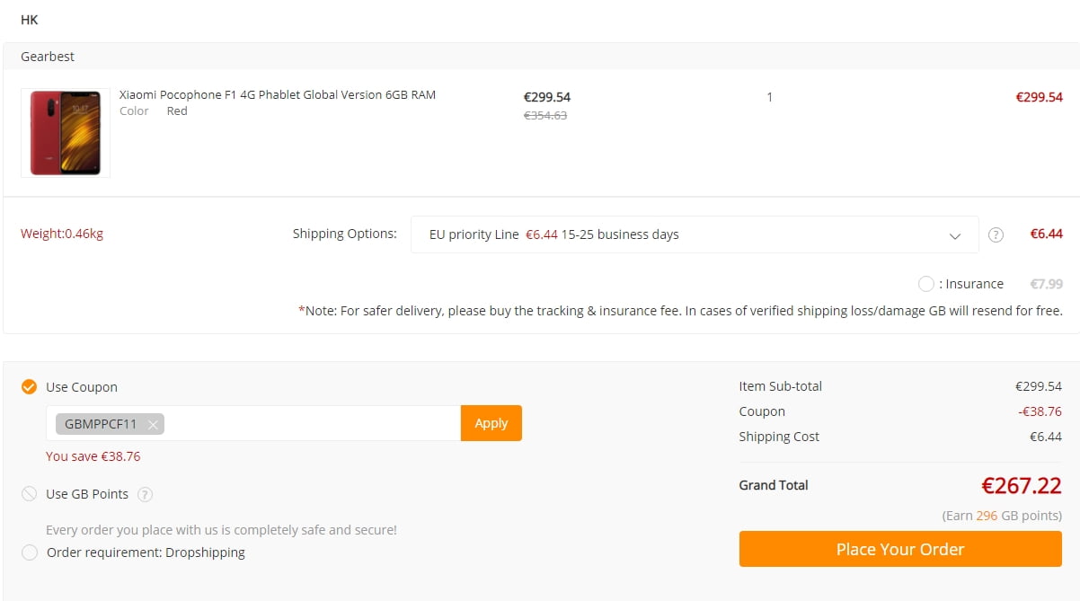 Xiaomi Pocophone F1 στα 267€ από το GearBest - Δείτε πως!